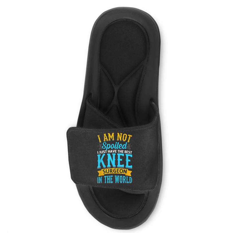 Knee Surgery Warrior   Knee Joint Replacement Surgeries Slide Sandal | Artistshot