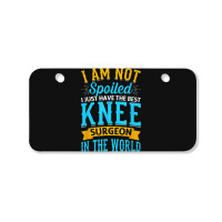 Knee Surgery Warrior   Knee Joint Replacement Surgeries Bicycle License Plate | Artistshot