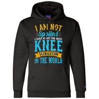 Knee Surgery Warrior   Knee Joint Replacement Surgeries Champion Hoodie | Artistshot