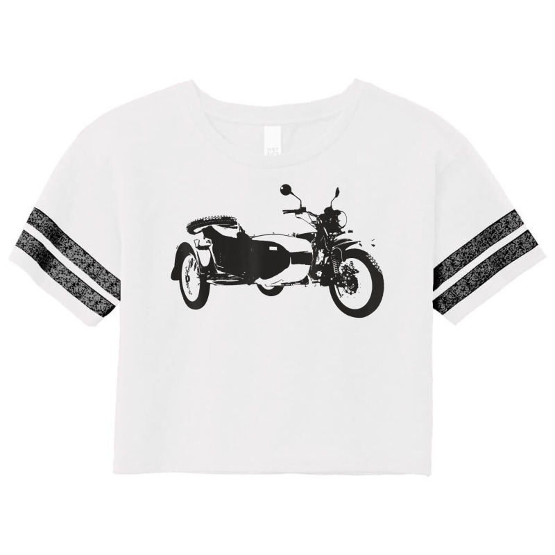 Sidecar Motorcycle  Vintage 3 Wheel Motorbike Tee T Shirt Scorecard Crop Tee by hudizhowav | Artistshot