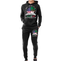 American Algerian Home In Us Patriot American Algeria Flag Hoodie & Jogger Set | Artistshot