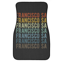 Francisco Sa City Brazil Retro Front Car Mat | Artistshot