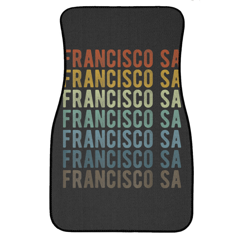 Francisco Sa City Brazil Retro Front Car Mat | Artistshot