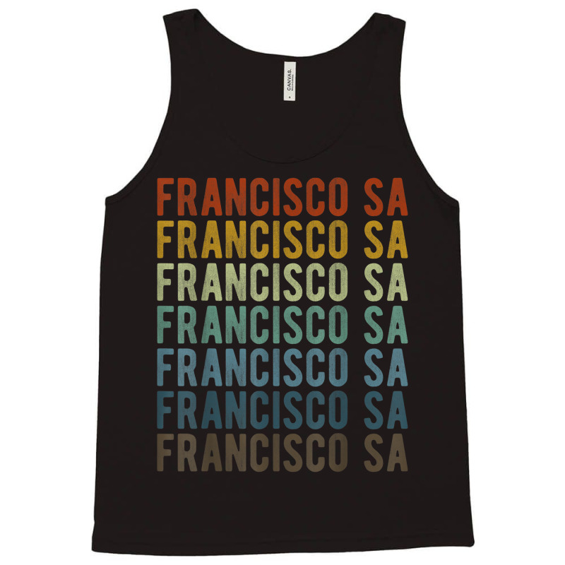 Francisco Sa City Brazil Retro Tank Top | Artistshot