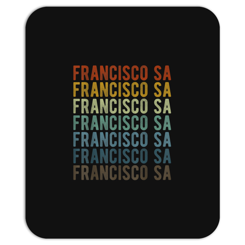 Francisco Sa City Brazil Retro Mousepad | Artistshot