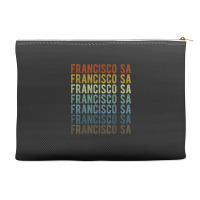 Francisco Sa City Brazil Retro Accessory Pouches | Artistshot