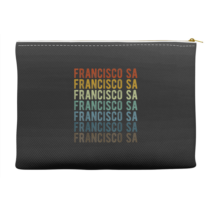 Francisco Sa City Brazil Retro Accessory Pouches | Artistshot