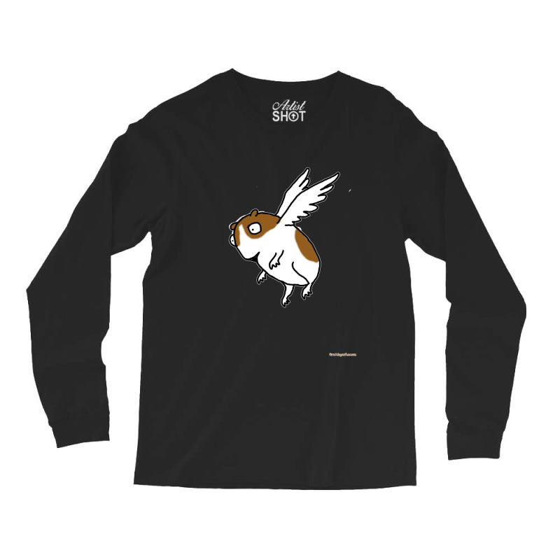 Flying Guinea Pig Long Sleeve Shirts | Artistshot