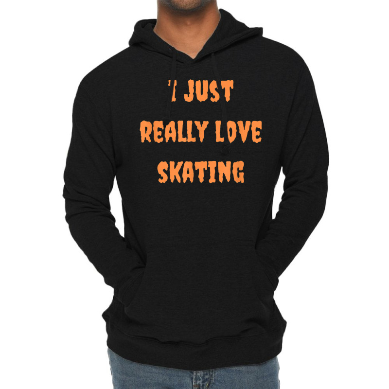 Skating Halloween Spooky Fall Autumn Goth And Gothic Lightweight Hoodie | Artistshot