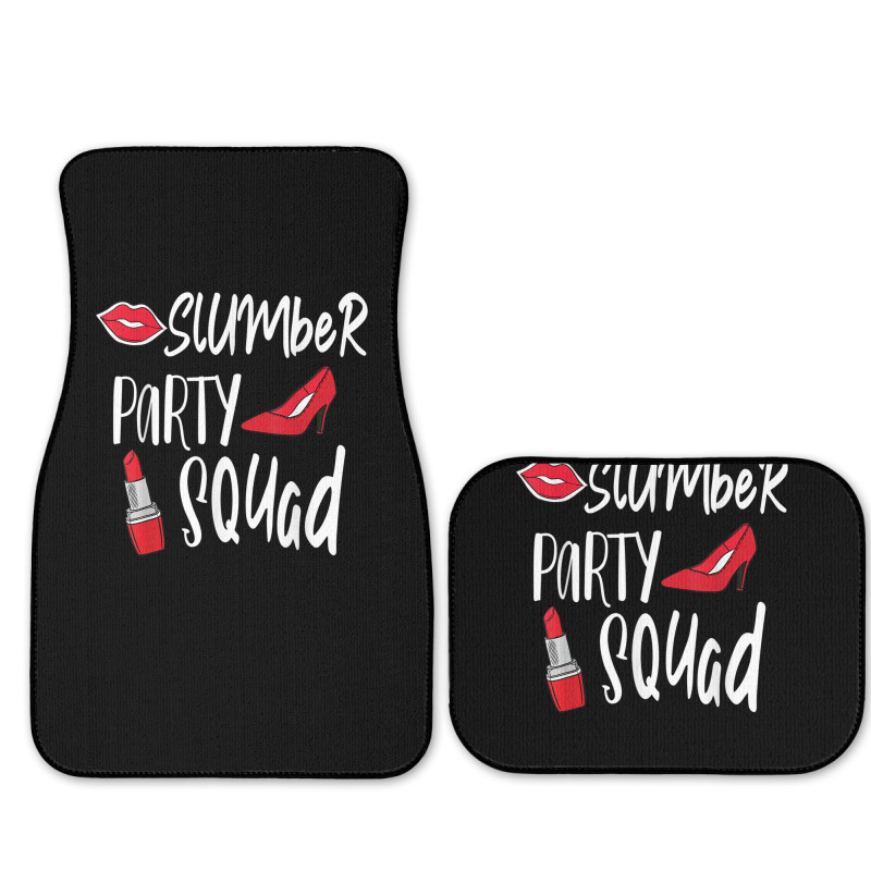 Funny Slumber Party Squad Sleepover Pajama Nails And Makeup T Shirt