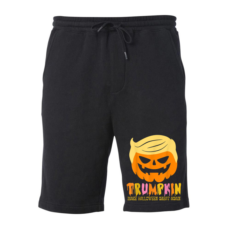 Trumpkin Halloween   Make Halloween Great Again   Funny Fleece Short | Artistshot