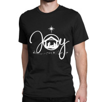 Christian Christmas Joy Jesus Nativity Scene Faith Gift Classic T-shirt | Artistshot