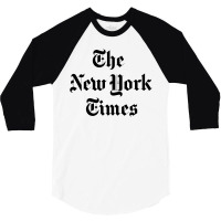 New York Times 3/4 Sleeve Shirt | Artistshot
