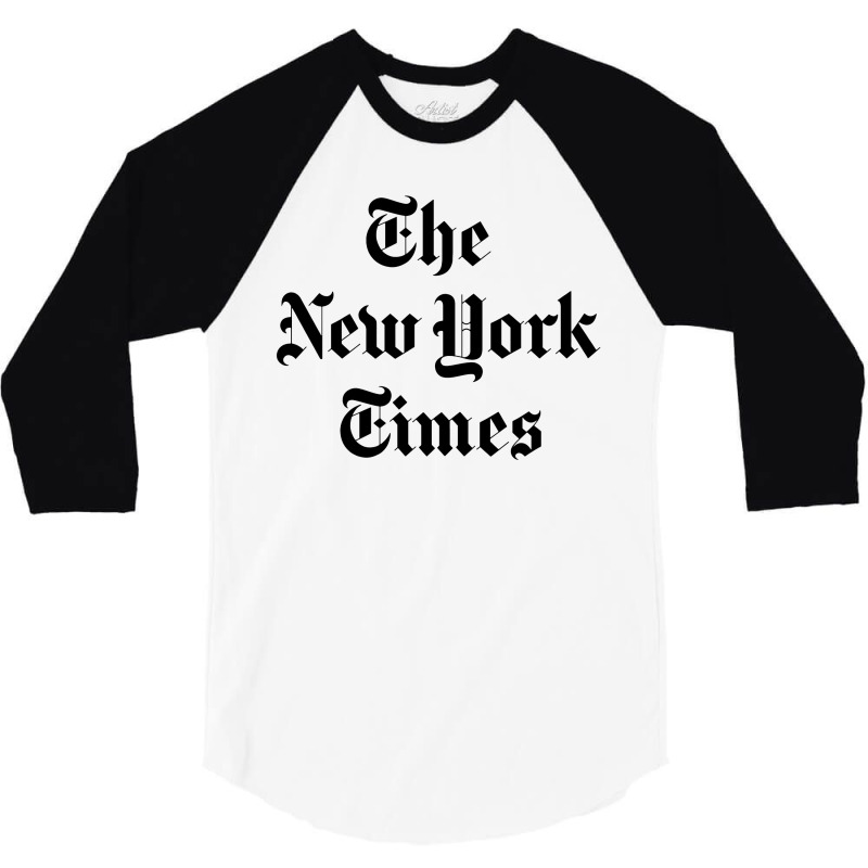 New York Times 3/4 Sleeve Shirt | Artistshot