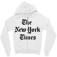 New York Times Zipper Hoodie | Artistshot