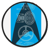 Line Of Ships, Round Patch | Artistshot