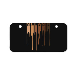 dripping melanin black pride Bicycle License Plate | Artistshot