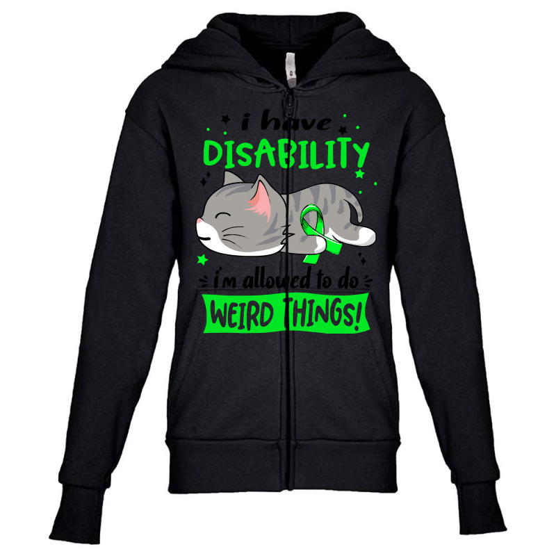 Disability Awareness T  Shirt2088 Youth Zipper Hoodie by cm-arts | Artistshot