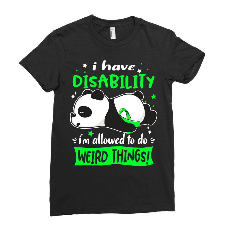 Disability Awareness T  Shirt2089 Ladies Fitted T-Shirt by cm-arts | Artistshot