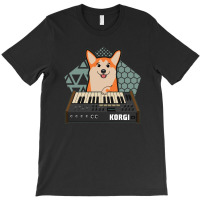 Funny Synthesizer Fan Korgi Corgi Dog Lover T-shirt | Artistshot