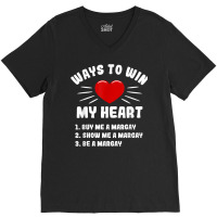 Ways To Win My Heart Margay Funny Animal Meme Humor V-neck Tee | Artistshot