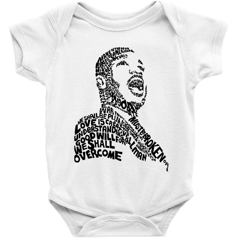 Mlk Martin Luther King Jr Day Baby Bodysuit by cm-arts | Artistshot