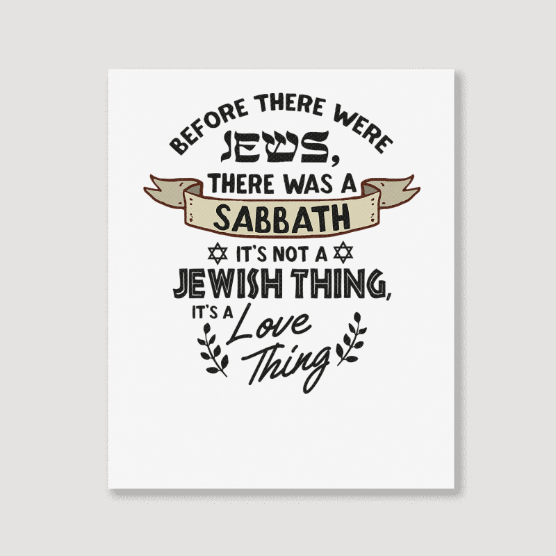 Jewish Quote For Proud Jews  Sukkah Tabernacles Feast Portrait Canvas Print | Artistshot