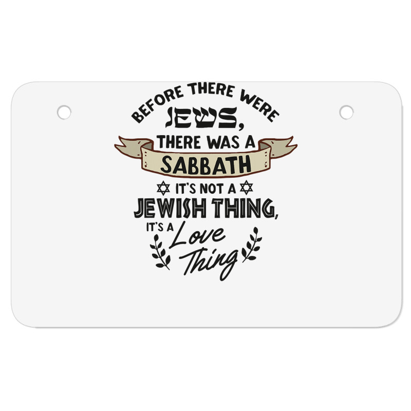 Jewish Quote For Proud Jews  Sukkah Tabernacles Feast Atv License Plate | Artistshot