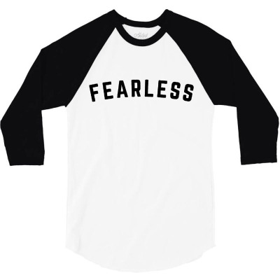 Fearless 3/4 Sleeve Shirt Designed By Petruck Art