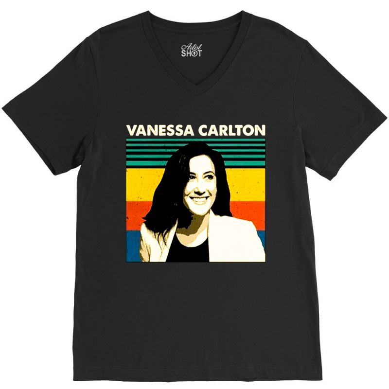 Vanessa Carlton, Vanessa, Carlton, Vanessa Carltons, Vanessa Carlton V V-neck Tee | Artistshot