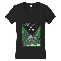 Sally Face Women's V-neck T-shirt | Artistshot