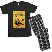 Edison Phonograph; Vintage Pictorial Advertising Print Men's T-shirt Pajama Set | Artistshot