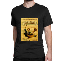 Edison Phonograph; Vintage Pictorial Advertising Print Classic T-shirt | Artistshot