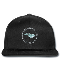 Be Gentle I Have A Sensitive Tummy Printed Hat | Artistshot