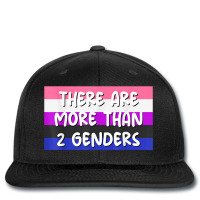 There Are More Than 2 Genders Genderfluid Flag Omnisexual Printed Hat | Artistshot