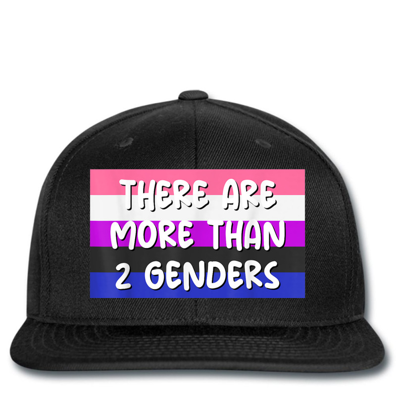 There Are More Than 2 Genders Genderfluid Flag Omnisexual Printed hat by Amenity | Artistshot