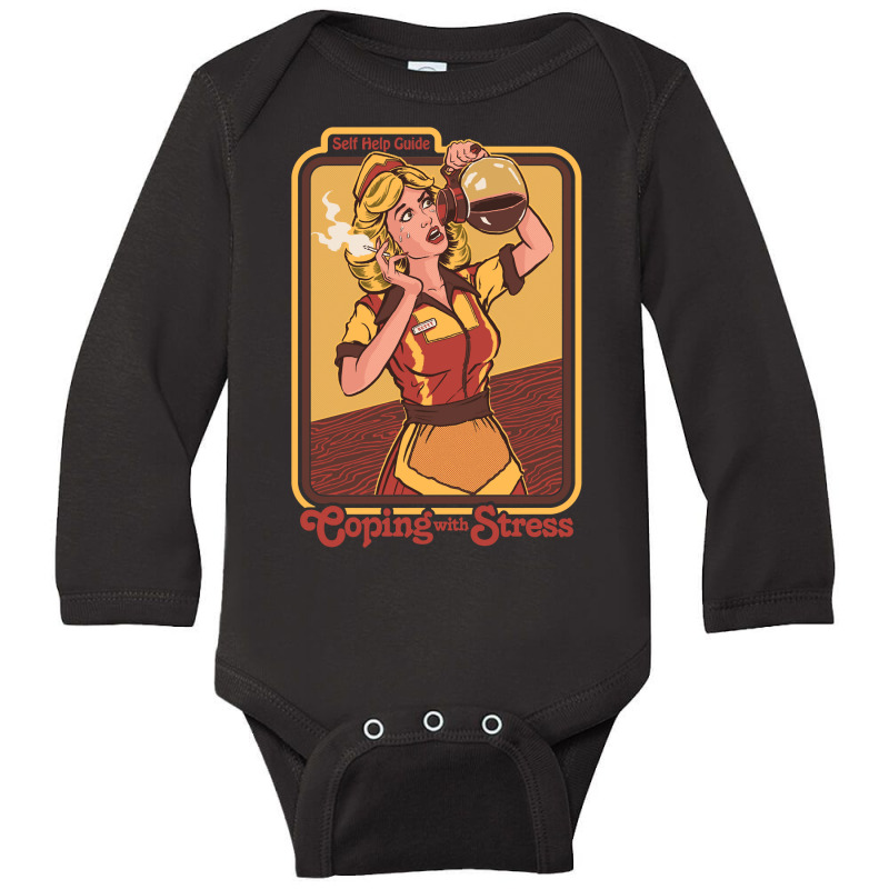 Coping With Stress Long Sleeve Baby Bodysuit | Artistshot