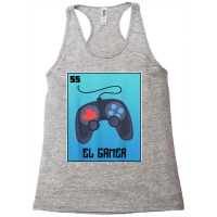 El Gamer Video Games Funny Mexican Lottery Parody Graphic T Shirt Racerback Tank | Artistshot