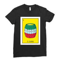 El Barril Lottery Gift The Barrell Card Mexican Lottery Ladies Fitted T-shirt | Artistshot