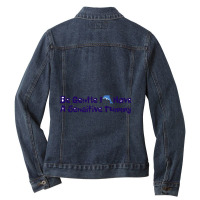 Be Gentle I Have A Sensitive Tummy Ladies Denim Jacket | Artistshot