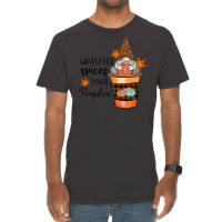 Fall Season T  Shirt Whatever Spices Your Pumpkin Sublimation T  Shirt Vintage T-shirt | Artistshot