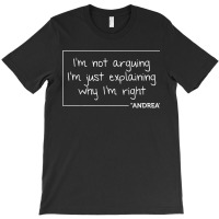 Andrea Quote Personalized Name Funny Birthday Gift Idea T-shirt | Artistshot