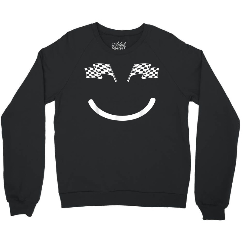 Racing Smile For Race Car Parties Crewneck Sweatshirt | Artistshot