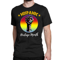 Hispanic Heritage Month Colorful Countries Flags Latinx Hand T Shirt 1 Classic T-shirt | Artistshot