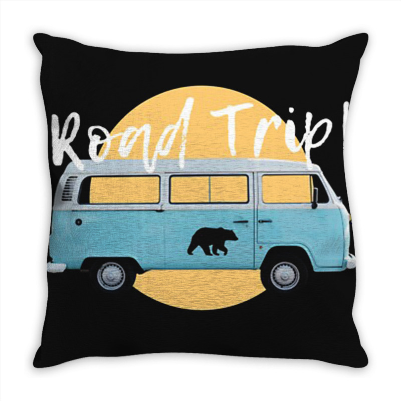 Road Trip Throw Pillow | Artistshot