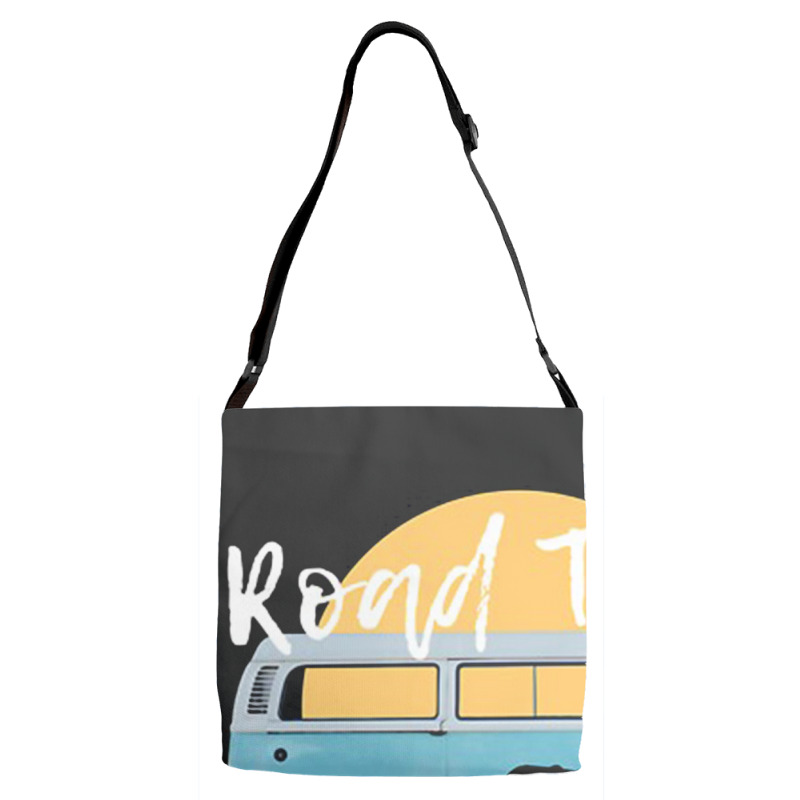 Road Trip Adjustable Strap Totes | Artistshot