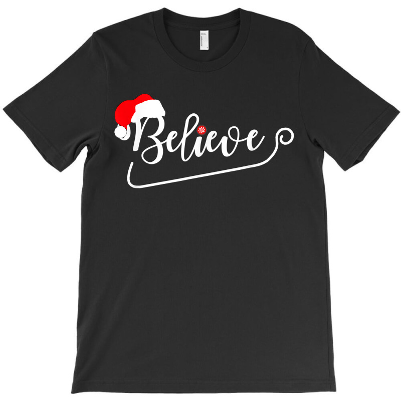 Believe Christmas Pajamas Christmas In July Graphic Santa T-shirt | Artistshot