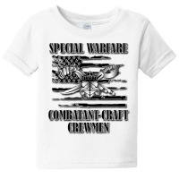 Us Naval Swcc (back Design) Pullover Hoodie Baby Tee | Artistshot