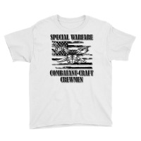 Us Naval Swcc (back Design) Pullover Hoodie Youth Tee | Artistshot