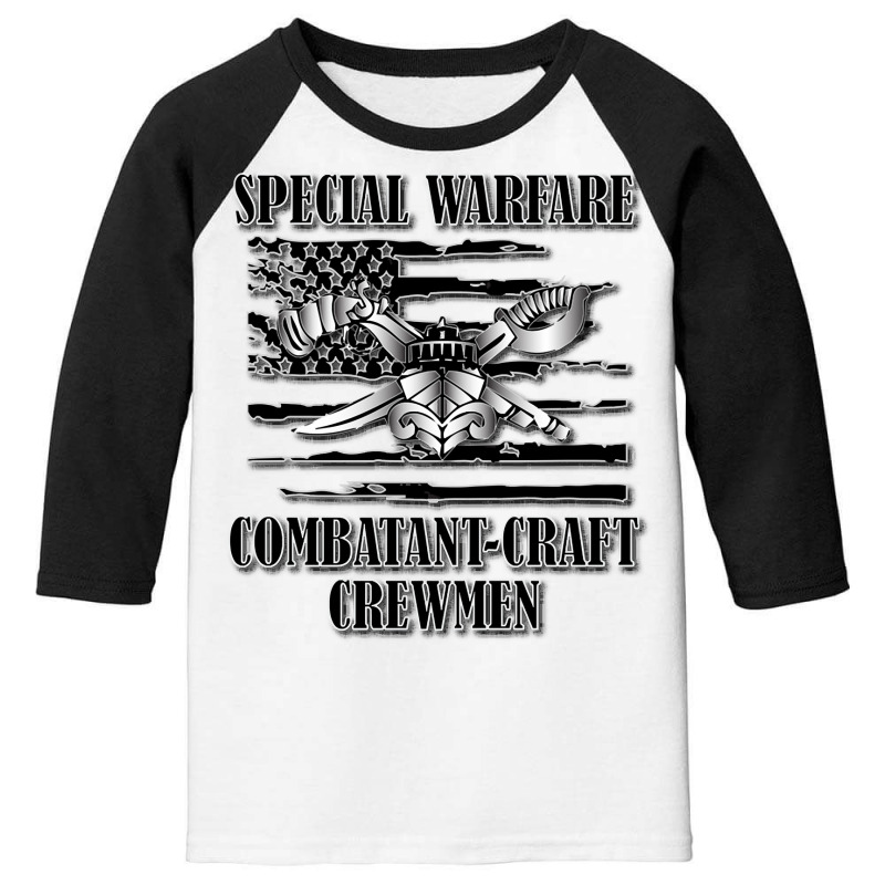 Us Naval Swcc (back Design) Pullover Hoodie Youth 3/4 Sleeve by raedobawov | Artistshot